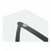 Stół - kwadratowy - 80 x 80 cm - szklany blat FROMM STRACK 10260324 STAR_DESK_35